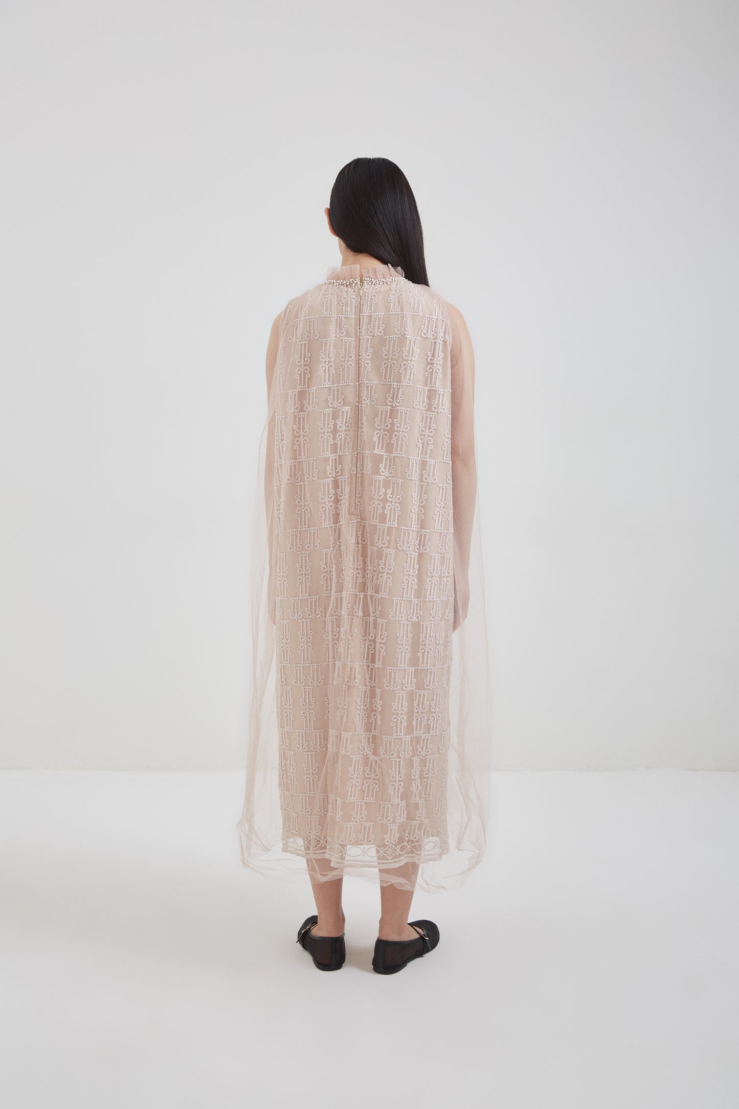 SENSES x Love and Flair : Creme Tulle Long Dress